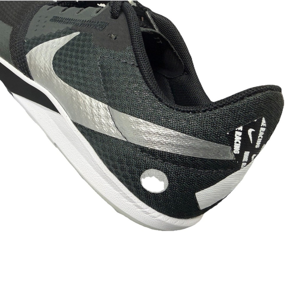 Nike Men's Zoom Rival 6 XC Track and Field Black/Silver Shoes Size 9.5 New - Picture 12 of 14